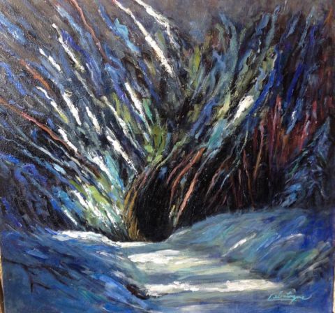 Le Sentier de Neige au Mont Tremblant au Québec
